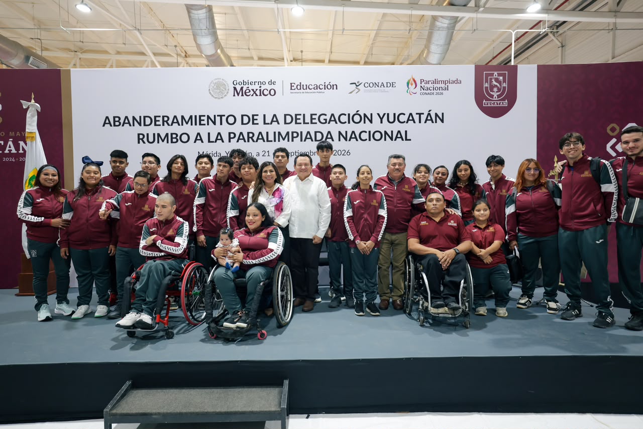  ¡Yucatán va con todo! 76 atletas rumbo a Guadalajara rumbo a la Paralimpiada Nacional