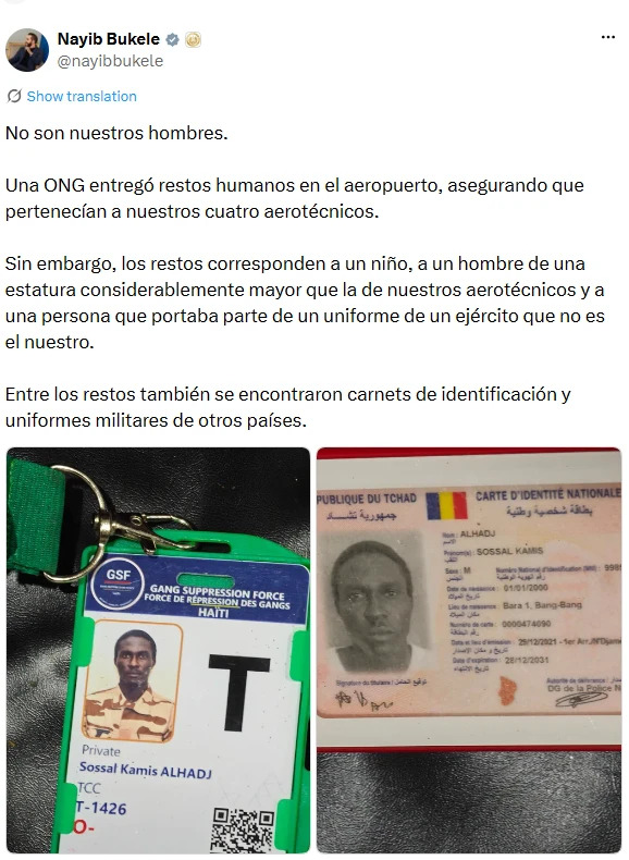 Militares salvadoreños desaparecidos en Haití