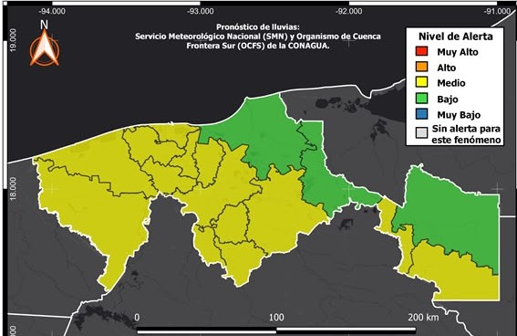 Alerta Amarilla en Tabasco