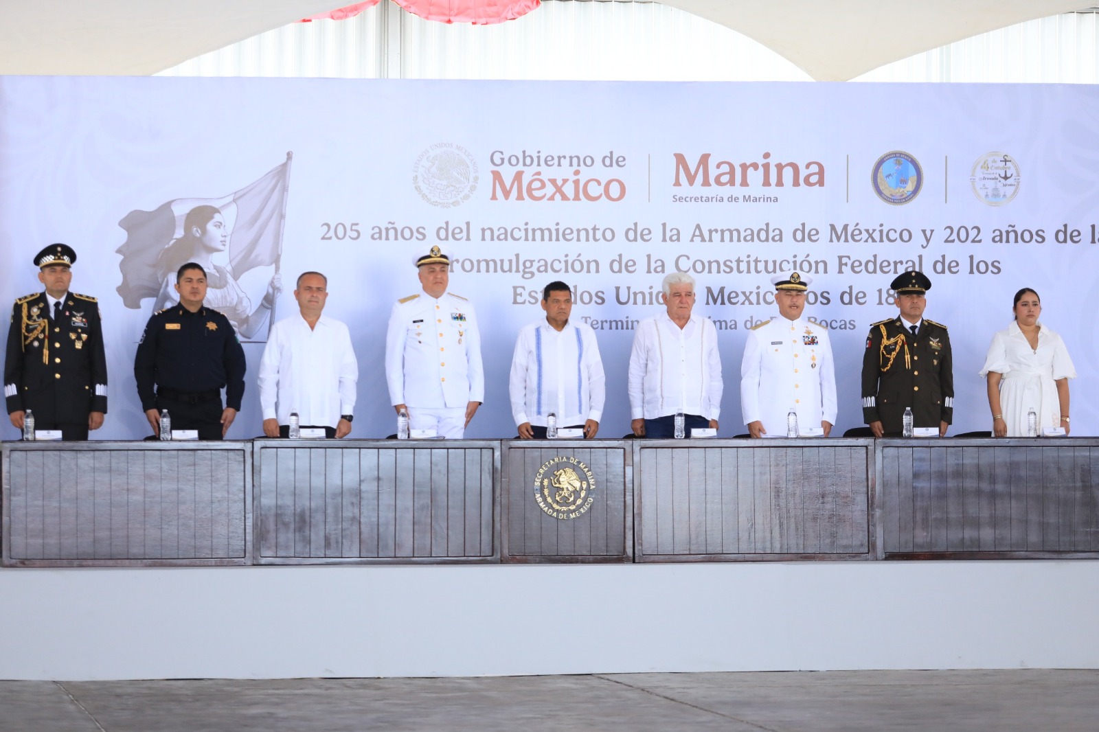 Armada de México conmemora 205 años