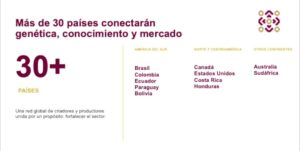 Más de 30 países de América, Oceanía y África se conectarán para intercambiar genética, conocimientos y oportunidades comerciales, fortaleciendo los vínculos internacionales entre criadores y productores e impulsando el desarrollo del sector ganadero.