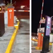 Tráiler se pasa la caseta a toda velocidad en Campeche