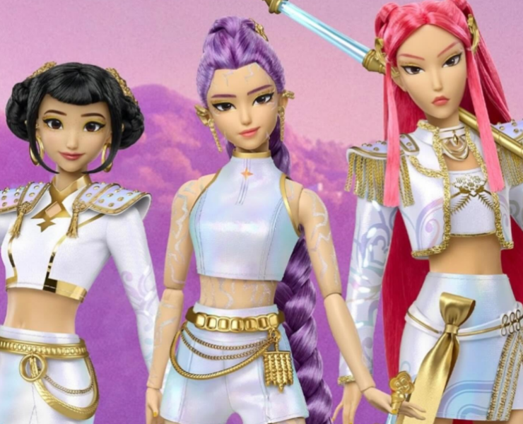 Nuevo pack de figuras de K-pop Demon Hunters