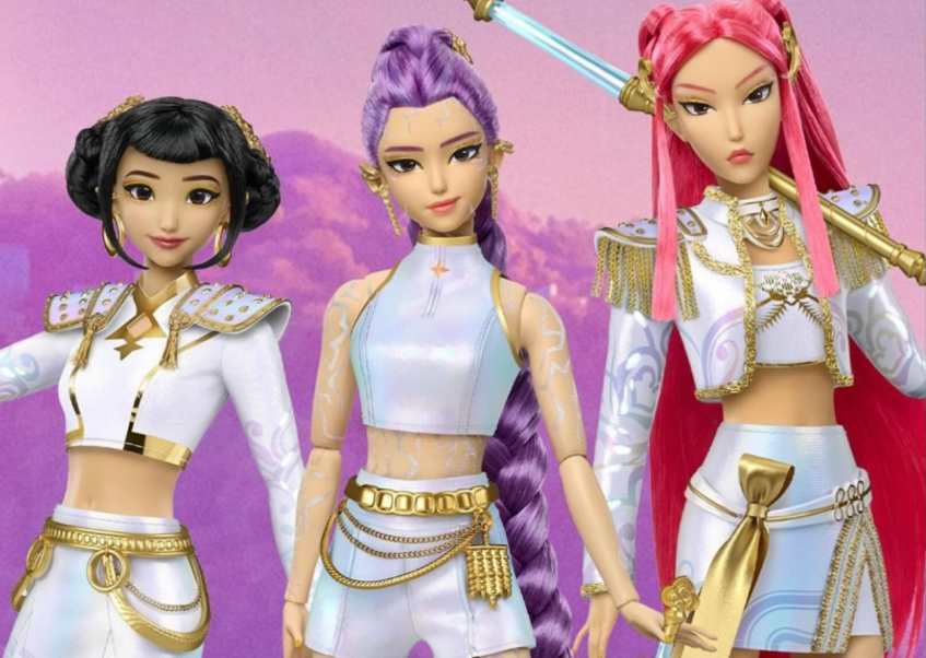 Nuevo pack de figuras de K-pop Demon Hunters