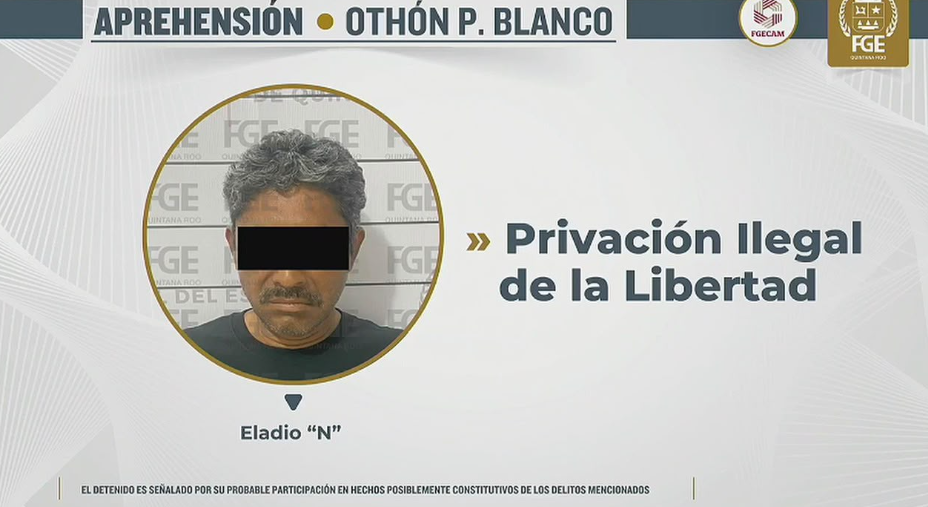¡Detienen en Chetumal a hombre buscado en Campeche!