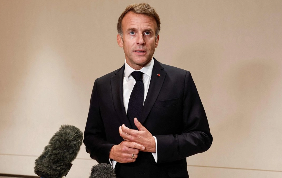 Macron califica de “estúpidos” a los dichos de Trump sobre las protestas