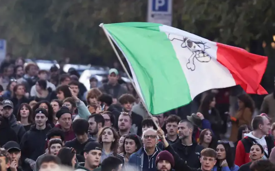 ¡Miles protestan en Italia y desafían a Meloni!