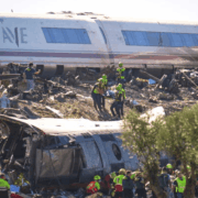 Choque de dos trenes de alta velocidad en España