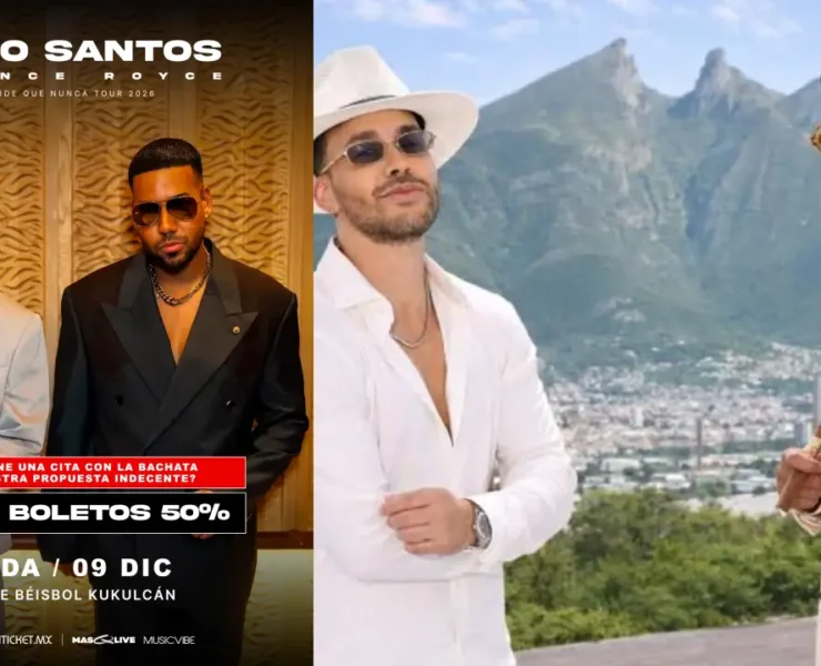 Concierto de Romeo Santos y Prince Royce se reprograma para diciembre de 2026