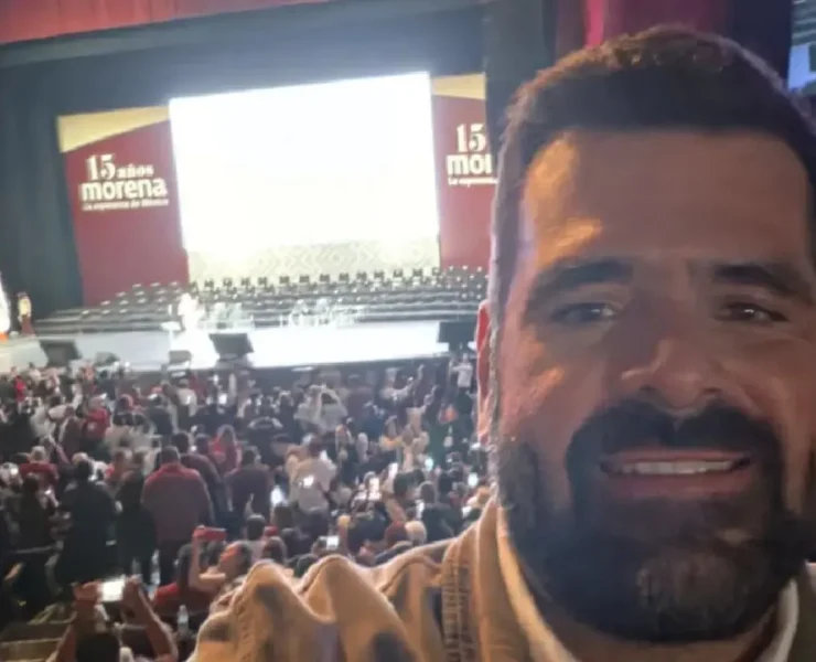 Daniel Casasús participa en celebración por los 15 años de Morena