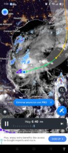 El sistema podría generar fuertes vientos, lluvias y oleaje elevado, con posibles efectos indirectos en Yucatán entre el 7 y el 10 de octubre.