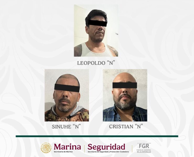 Detienen a tres personas en Colima