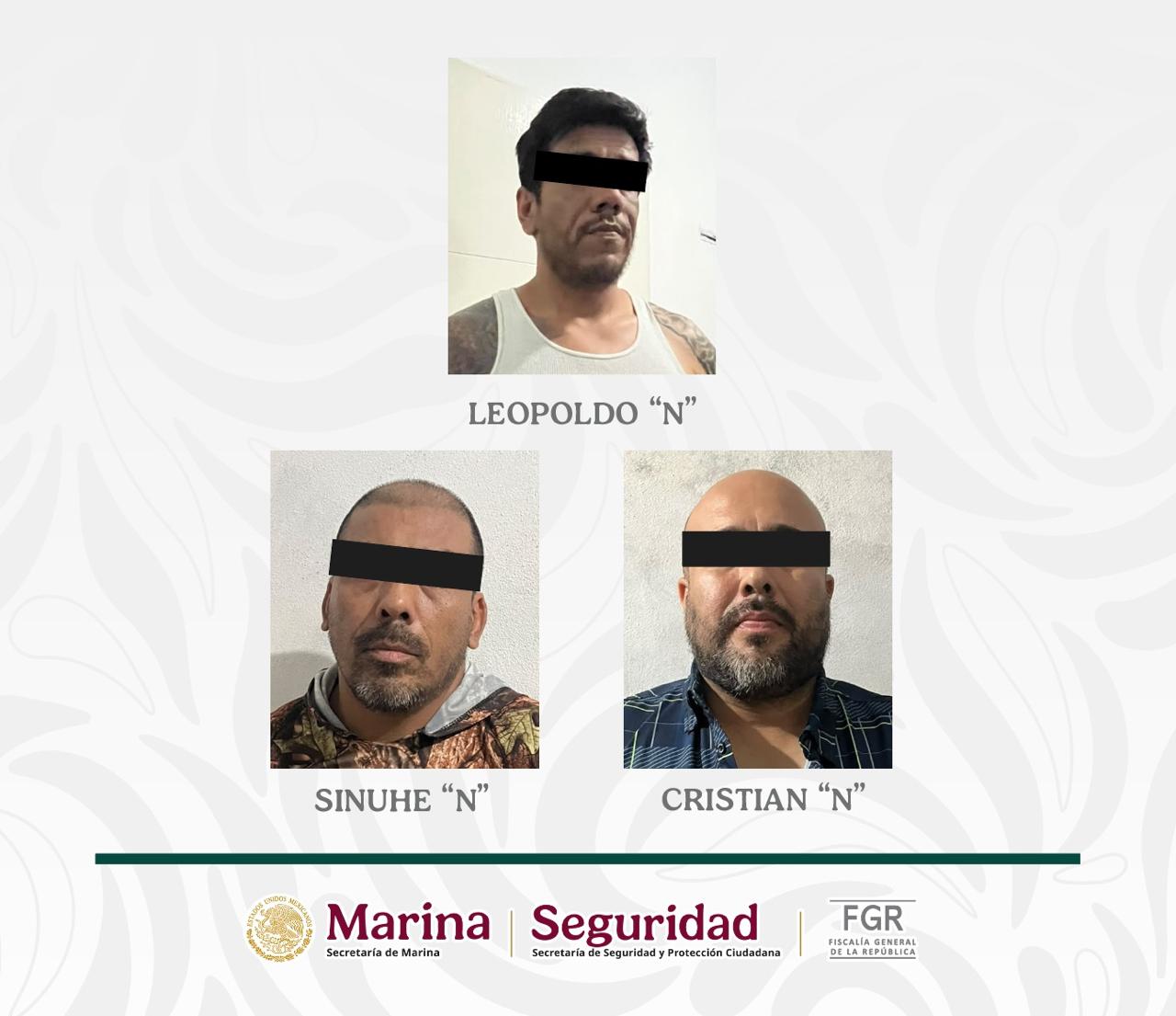 Detienen a tres personas en Colima