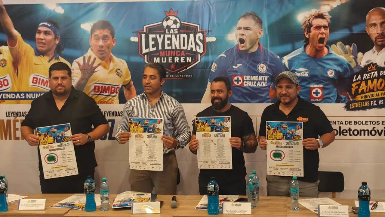 Duelo de leyendas en Mérida figuras históricas del América y Cruz Azul