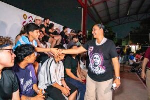 Estefanía Baeza Martínez destacó la importancia de reconocer el trabajo de la militancia de Mérida y fortalecer la participación de las bases de Morena en la construcción del futuro de la capital yucateca.