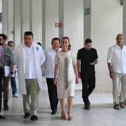 El O’Horán y dos hospitales más ya son IMSS-Bienestar; otros cinco se suman en enero: Sheinbaum y Díaz Mena revisan el avance en Yucatán