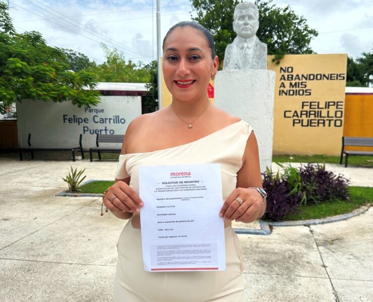 Estefanía Baeza busca escribir una nueva historia para Mérida y anuncia su registro en Morena