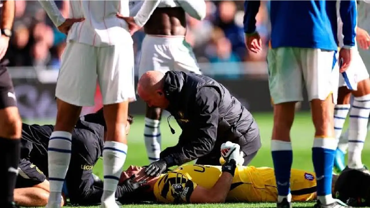 Impactante lesión en la Premiere League el choque que encendió las alarmas