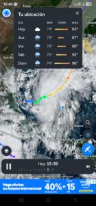 La tormenta tropical Isaías avanza sobre el Golfo de México y mantiene en alerta preventiva a las autoridades de Yucatán por sus posibles efectos en la región.