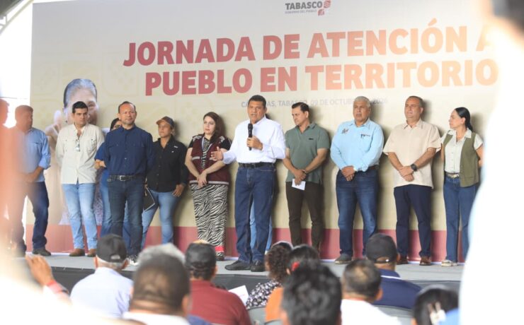 Javier May destaca avances en Cárdenas