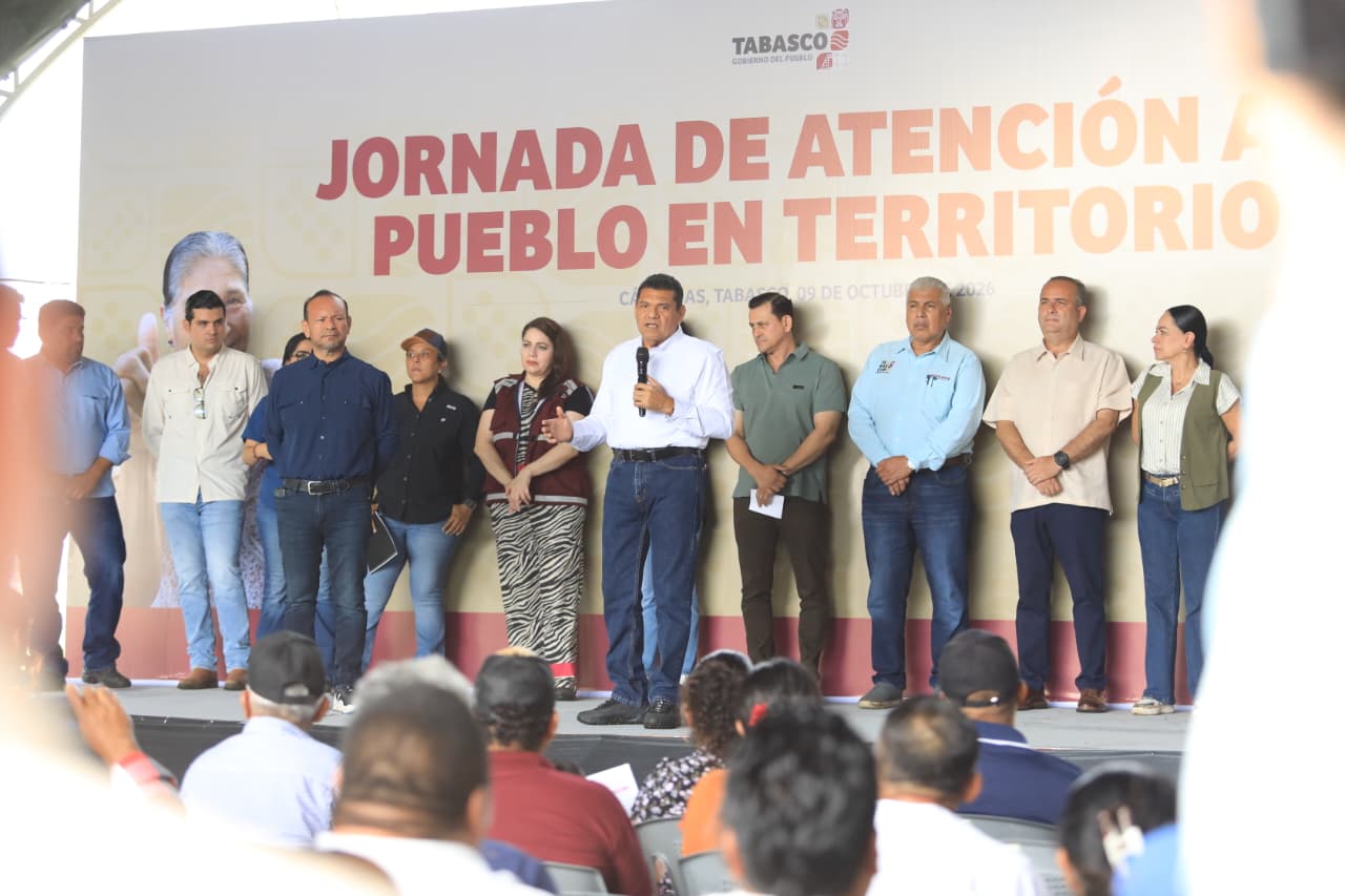 Javier May destaca avances en Cárdenas