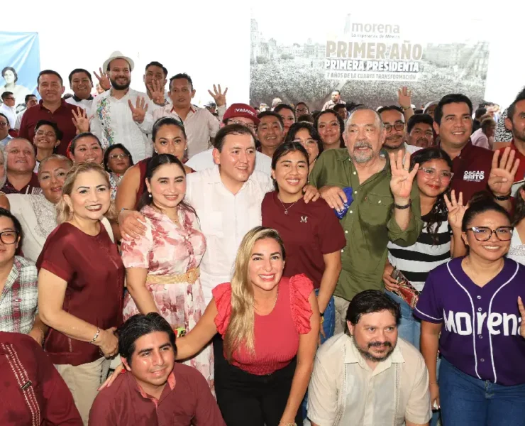 Jessica Saiden destaca unidad en Morena Yucatán