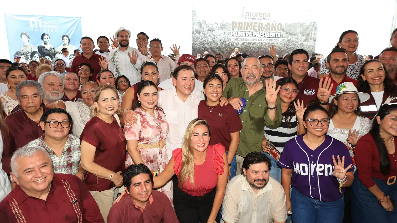 Jessica Saiden destaca unidad en Morena Yucatán