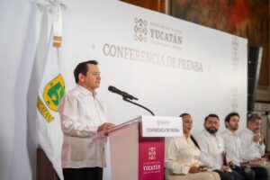 Joaquín Díaz Mena destacó los resultados alcanzados durante los primeros dos años del Renacimiento Maya y aseguró que el tercer año estará enfocado en acelerar la ejecución de obras y proyectos para generar mayor bienestar en Yucatán.