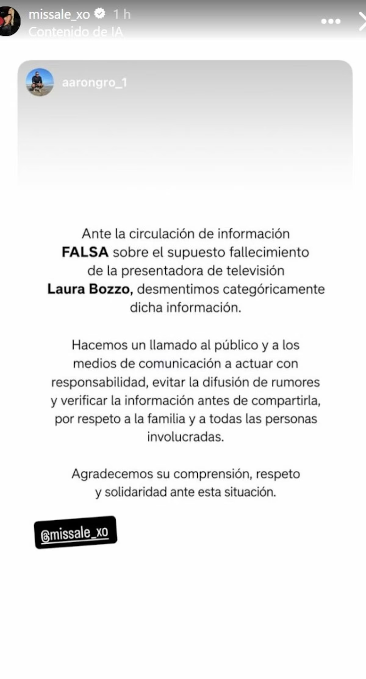 Desmienten fallecimiento de Laura Bozzo tras rumores en redes