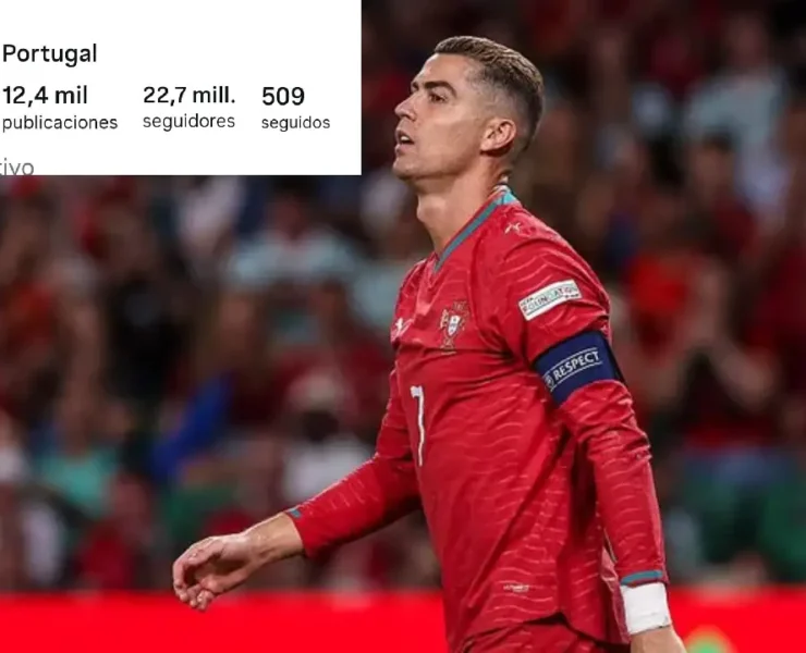 La selección de Portugal perdió seguidores tras polémica con Cristiano Ronaldo
