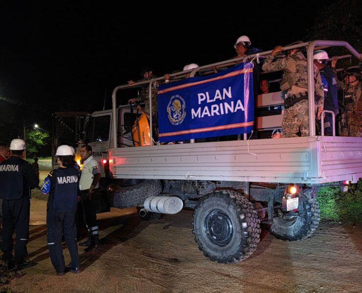 Marina despliega operativo de emergencia