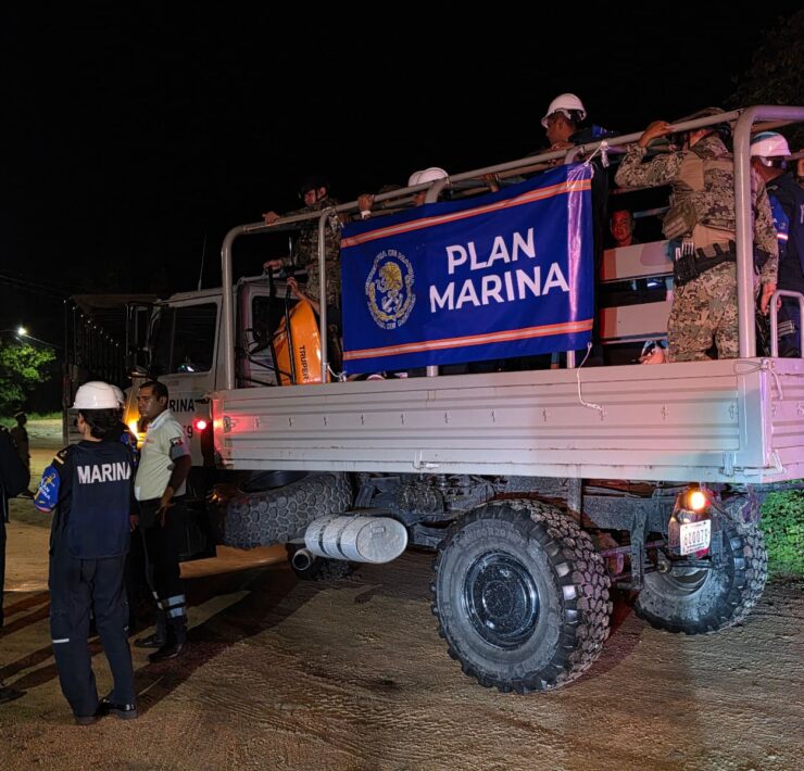 Marina despliega operativo de emergencia
