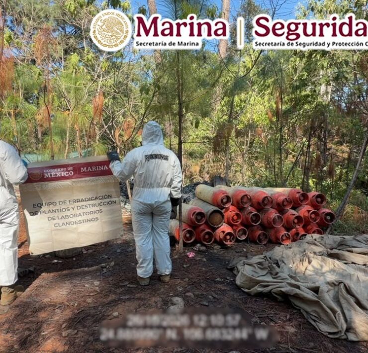 Marina inhabilita dos laboratorios clandestinos en Durango