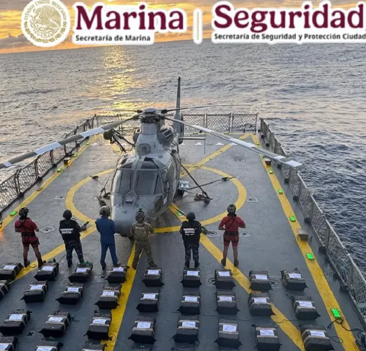 Más de media tonelada de presunta cocaína así fue el operativo marítimo