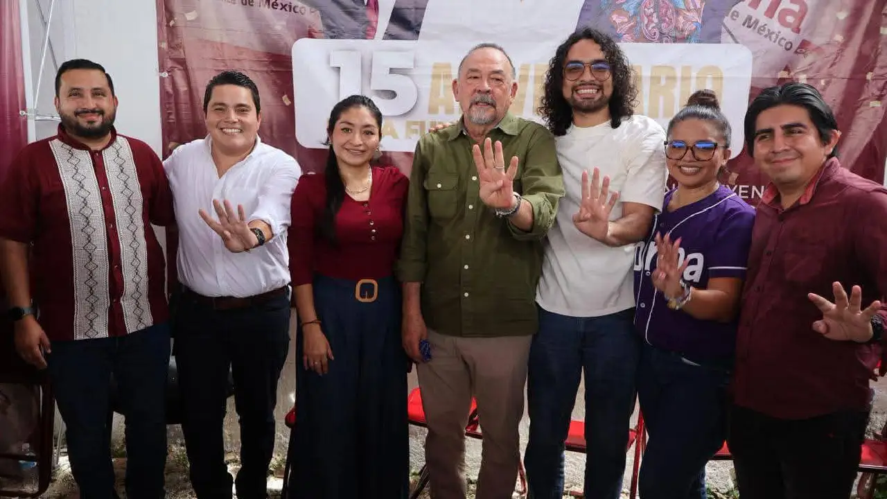 Morena Yucatán conmemoró 15 años Fundadores recuerdan los primeros años