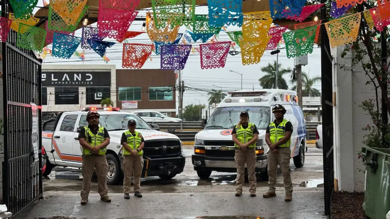 Operativo de seguridad en panteones garantiza protección a visitantes