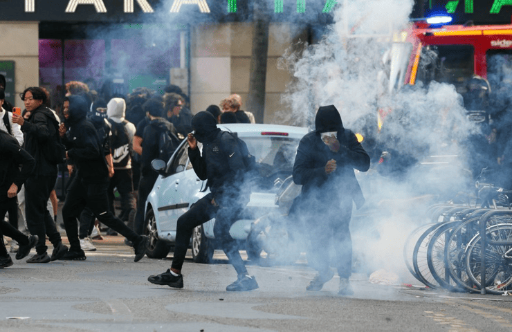 Protestas estudiantiles sacuden Francia