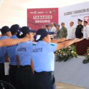 Se gradúan 238 nuevos elementos de seguridad