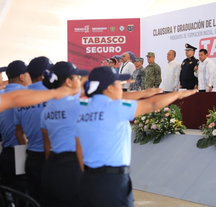 Se gradúan 238 nuevos elementos de seguridad