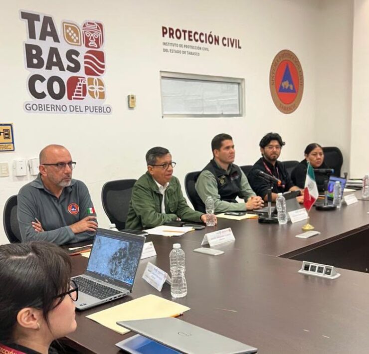 Tabasco refuerza acciones preventivas ante lluvias intensas