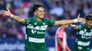 Tahiel Jiménez fue la figura de Santos Laguna al marcar un doblete frente al Atlético de San Luis, resultado que permitió a los Guerreros remontar y llevarse la victoria por 2-1 en la Jornada 11 del Apertura 2026.