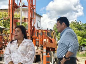 Supervisan la construcción del sistema de agua potable que permitirá Garantizar suministro en colonia Cocoyol de Tenosique, con una inversión de 4.5 millones de pesos.