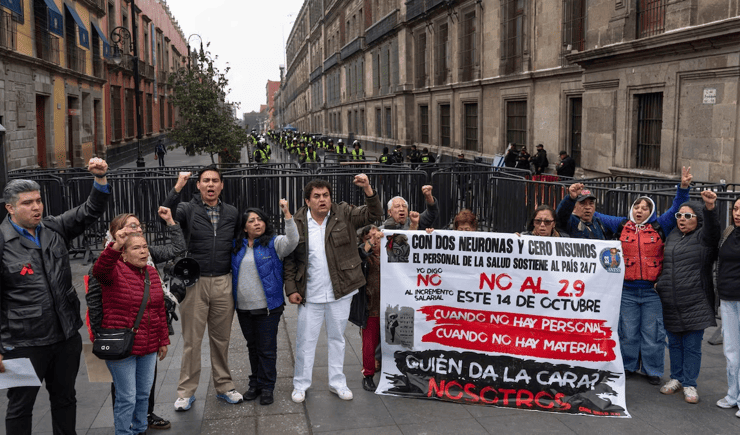 Trabajadores del IMSS convocan a marcha