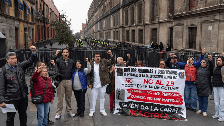 Trabajadores del IMSS convocan a marcha