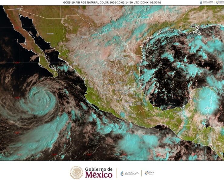 Rachel mantiene lluvias intensas y oleaje elevado persistente