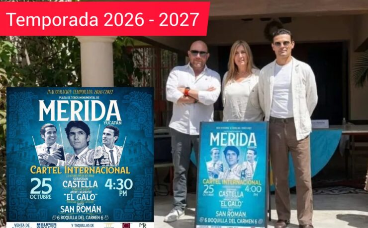 Mérida enciende la pasión taurina: tres figuras y seis toros para inaugurar la temporada