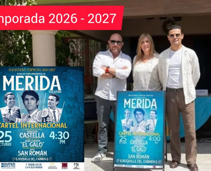 Mérida enciende la pasión taurina: tres figuras y seis toros para inaugurar la temporada