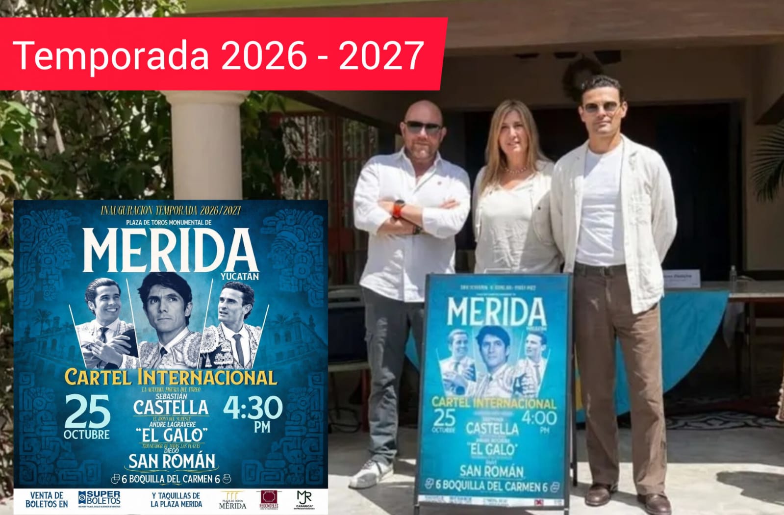 Mérida enciende la pasión taurina: tres figuras y seis toros para inaugurar la temporada